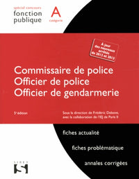 Commissaire de police et officier de police, officier de gendarmerie