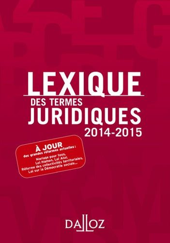 Lexique des termes juridiques