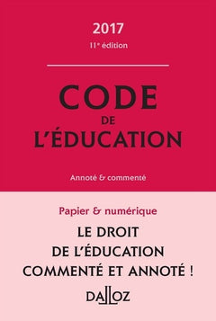 Code de l'éducation annoté & commenté