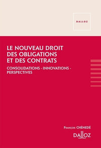Le nouveau droit des obligations et des contrats