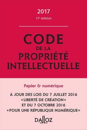 Code de la propriété intellectuelle