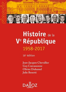 Histoire de la Ve République. 16e éd.