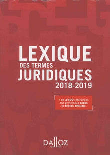 Lexique des termes juridiques