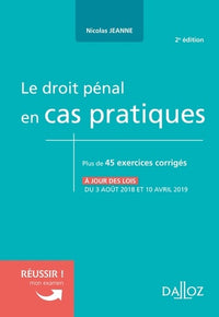 Le droit pénal en cas pratique