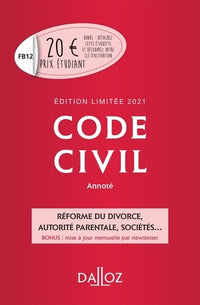 Code civil annoté 2020