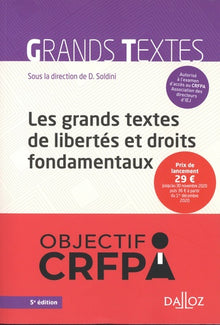 Grands textes de libertés et droits fondamentaux