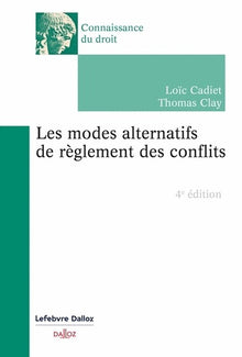 Les modes alternatifs de règlement des conflits