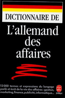 Dictionnaire de l'allemand des affaires