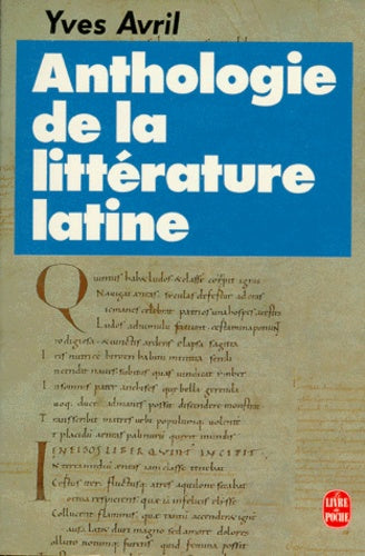Anthologie de la littérature latine