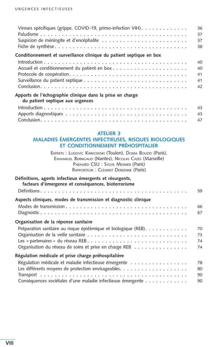 Urgences infectieuses