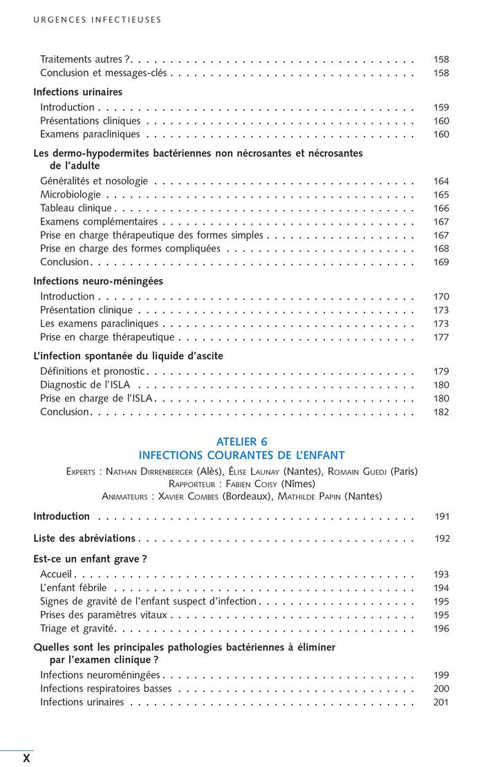 Urgences infectieuses