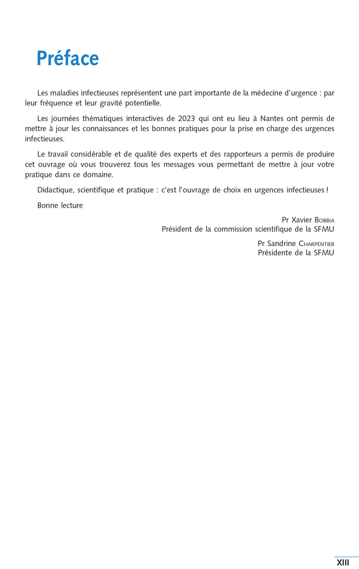 Urgences infectieuses