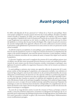 Traité de santé publique