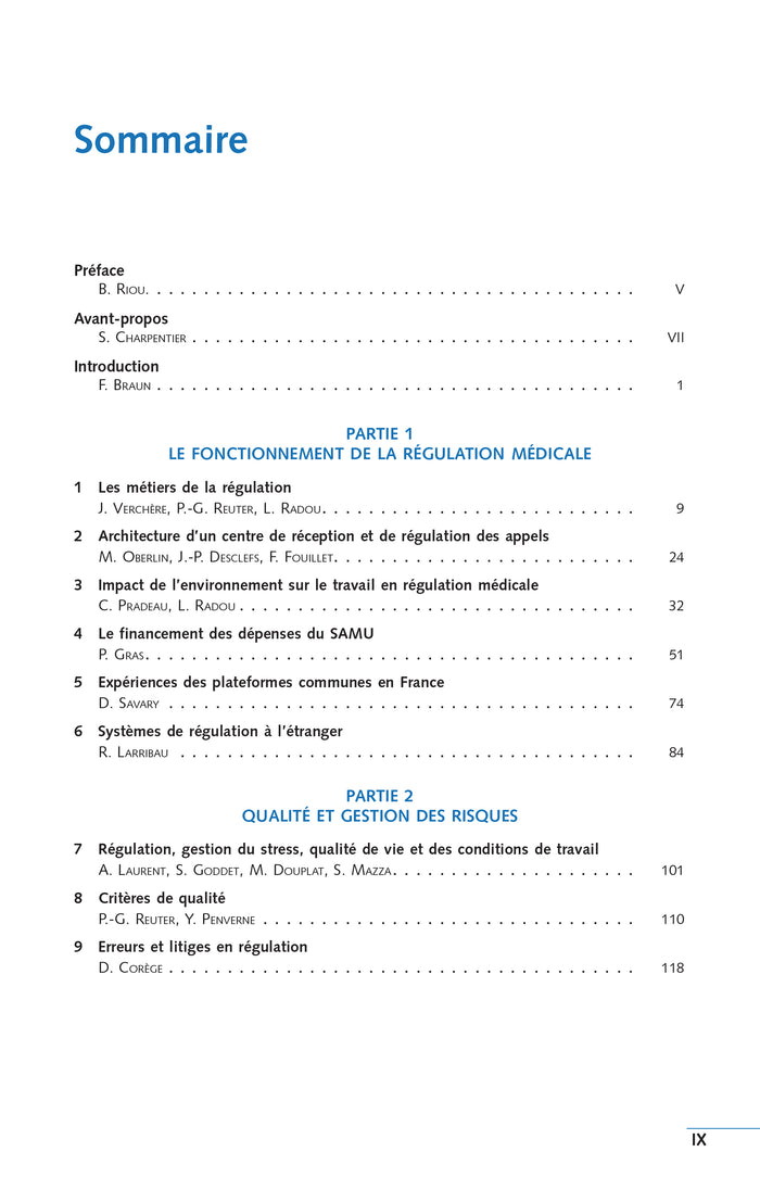 Régulation médicale des appels de santé