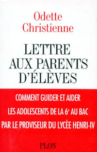 Lettres aux parents d'eleves