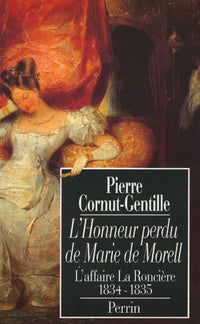 HONNEUR PERDU MARIE DE MORELL