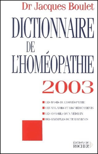 Dictionnaire de l'homéopathie