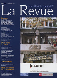 Revue pour l'histoire du CNRS - numéro 11