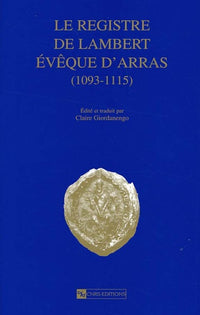 Registre de Lambert Evêque d'Arras
