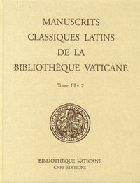 Manuscrits classiques latins de la bibliothèque vaticane T3