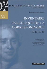 Inventaire analytique de la correspondance