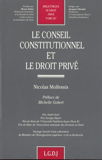 Conseil constitutionnel et droit privé