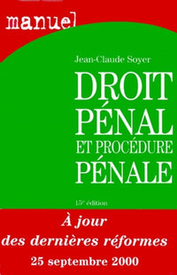 Droit pénal et procédure pénale