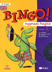 Bingo : J'apprends l'anglais, niveau 1, CM - 7-11 ans (1 cahier d'activités + 1 CD audio)