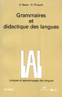 Grammaires et didactique des langues