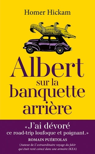 Albert sur la banquette arrière