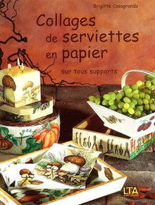 Collages de serviettes en papier sur tous supports