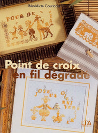 Point de croix en fil dégradé