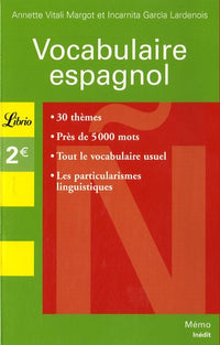 Vocabulaire espagnol