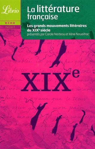 Littérature française: Le XIXe siècle