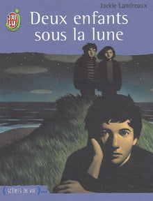 Deux enfants sous la lune