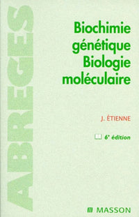 Biochimie génétique, biologie cellulaire