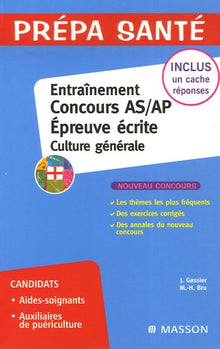 Entraînement épreuve écrite concours AS/AP culture générale