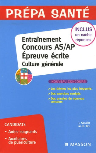 Entraînement épreuve écrite concours AS/AP culture générale