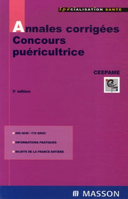 Annales corrigées Concours puéricultrice: QCM et QROC