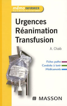 Urgences, réanimation, transfusion