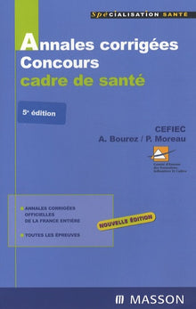 Annales corrigées concours cadre de santé 2007/2008