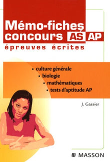 Mémo-fiches Concours AS/AP