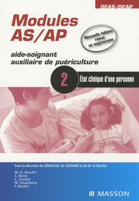 Module 2 AS/AP (aide-soignant auxiliaire de puériculture): Etat clinique d'une personne