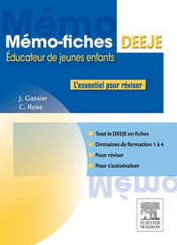 Mémo-Fiches DEEJE - Diplôme d'État d'éducateur de jeunes enfants: L'essentiel pour réviser