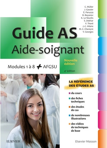 Aide-soignant: Modules 1 à 8 + AFGSU. Avec vidéos