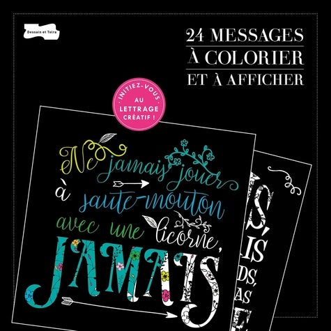 24 messages à colorier et à afficher