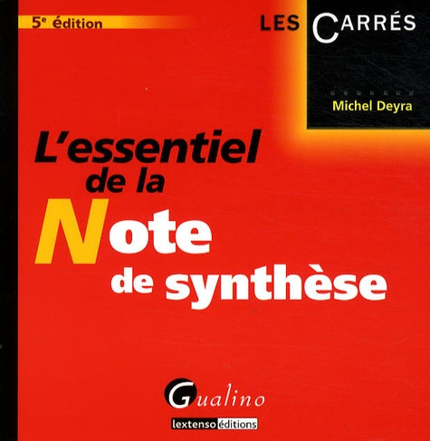 L'essentiel de la note de synthèse