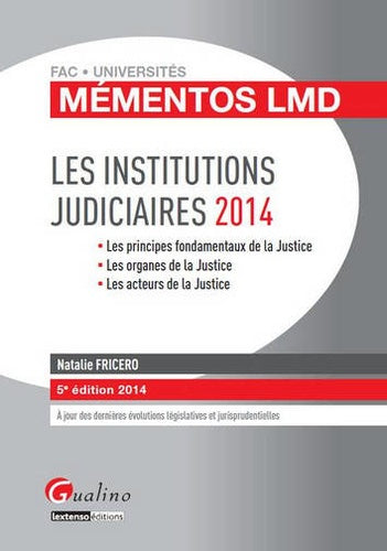 Mémentos LMD - Institutions judiciaires