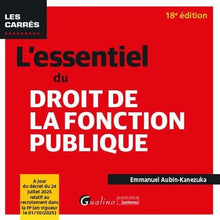 L'essentiel du droit de la fonction publique