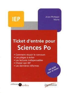 Ticket d'entrée pour Sciences Po
